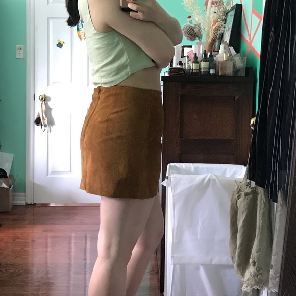 Faux Suede skirt - Picture 4 of 6